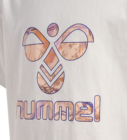 Hummel T-Shirt - hmlSwirly - Marshmallow