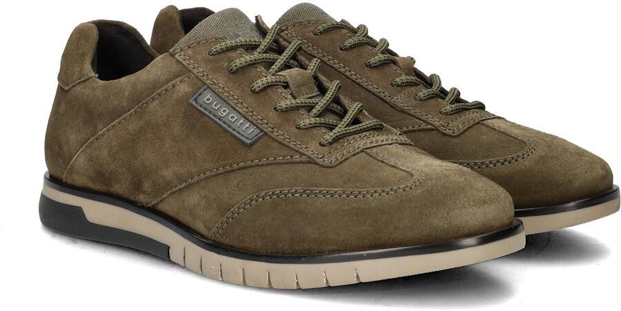 Bugatti Delron suède sneakers groen