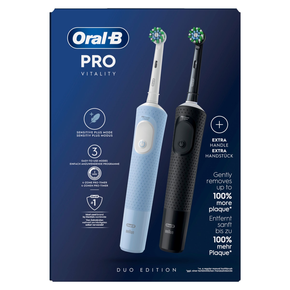 Oral-B Vitality Pro D103 Duo black/blue