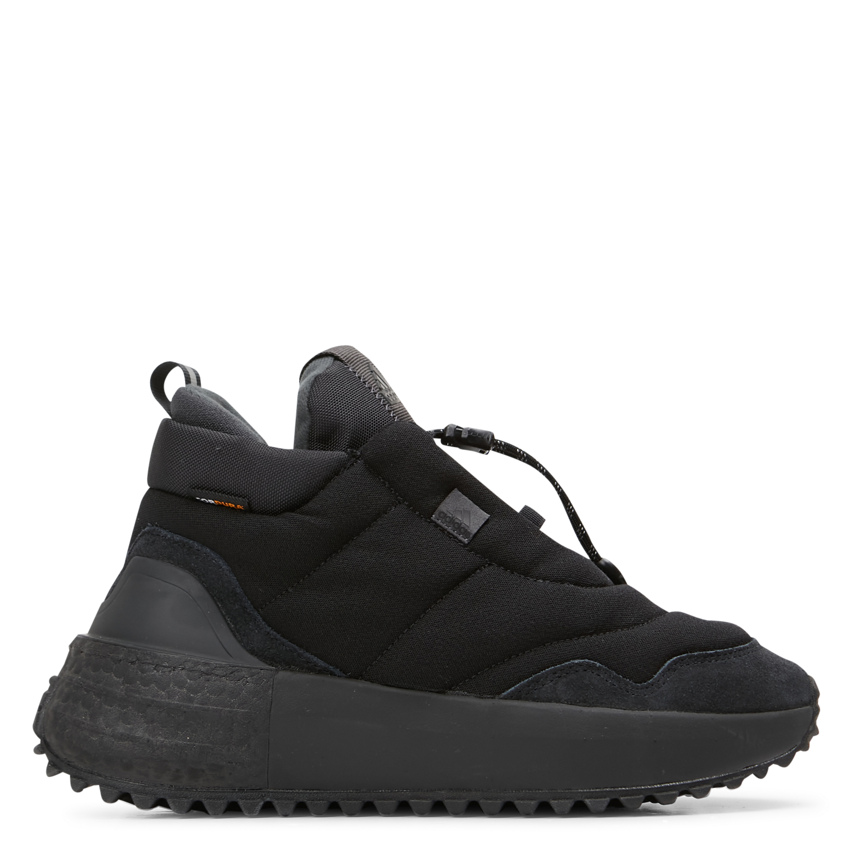 X_PLRBOOST PUFFER - Baskets montantes en cuir | Noir