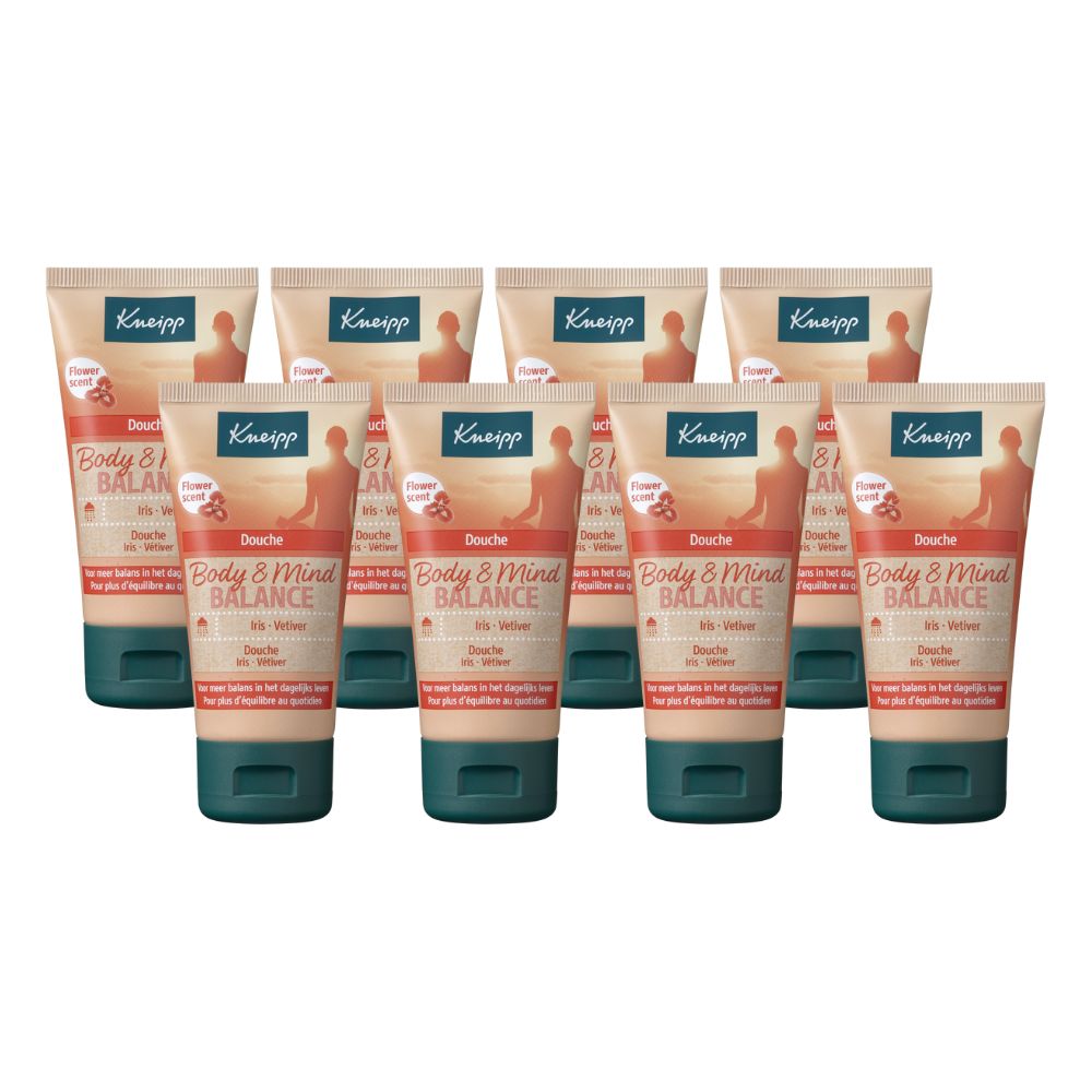 8x Kneipp Body & mind balance douche mini (50 ml)