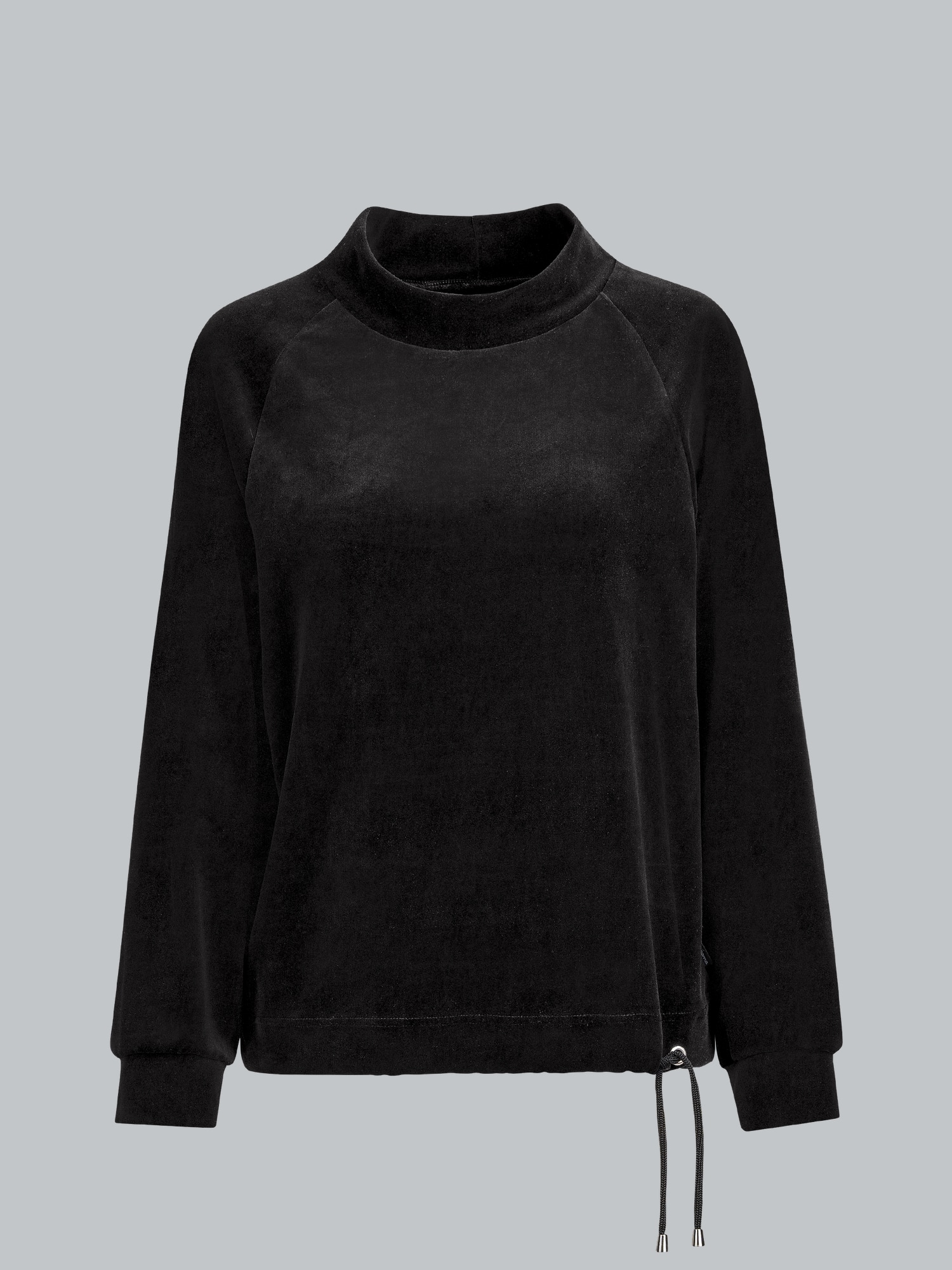 Nicki Pullover mit Kordelzug Schwarz