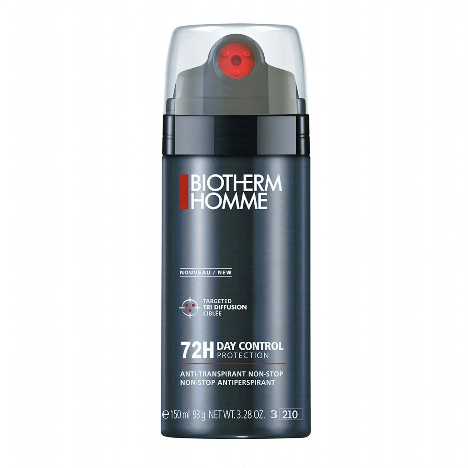 Biotherm - Déodorant Spray Day Control 72H 150ml Déodorant Spray 72h anti-transpirant pour homme Spray 150 ml - Déodorant homme