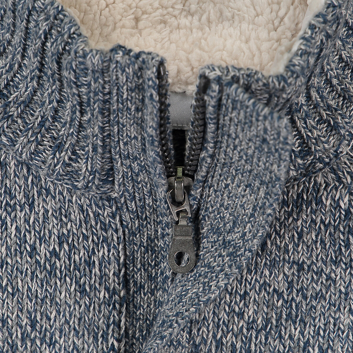 COLEÇÕES LA REDOUTE<br>Suéter em tricô grosso com gola alta