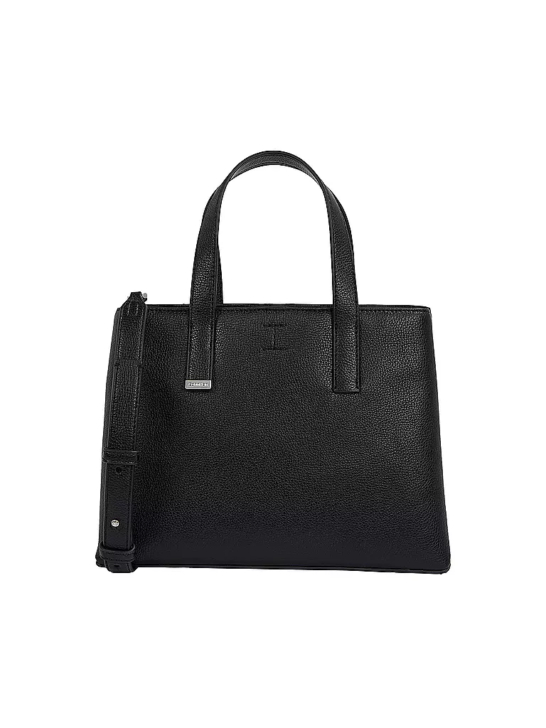 CALVIN KLEIN Tasche - Tote Bag CK PLAQUE Small schwarz