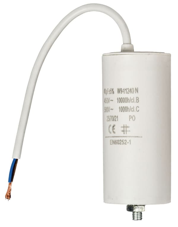 Kondensator 40.0uf / 450 V + cable