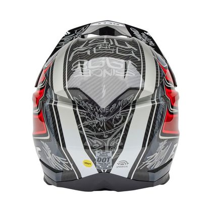 Casque cross Bell MOTO-10 SPHERICAL FASTHOUSE DITD 2025 - Rouge