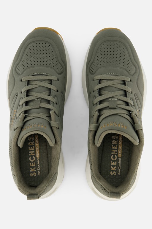 Skechers Tres Air Uno Sneakers groen Textiel