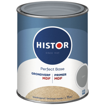 Histor Perfect Base grondverf MDF grey 750 ml