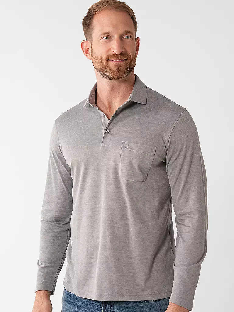 RAGMAN Poloshirt hellgrau
