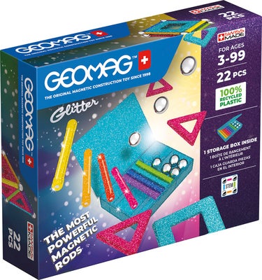 Geomag Glitter Panels Byggesett 22 Deler