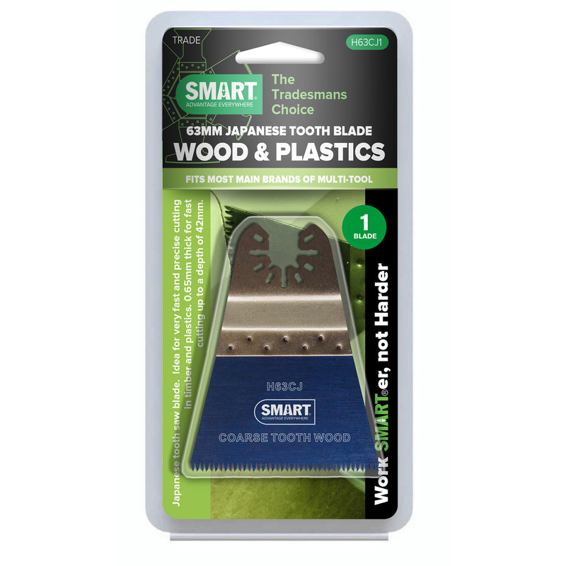 SMART invalzaagblad hout & Kunststof 63x42mm