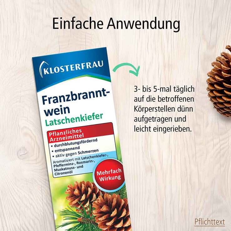 Klosterfrau Franzbranntwein Latschenkiefer, 400 ml
