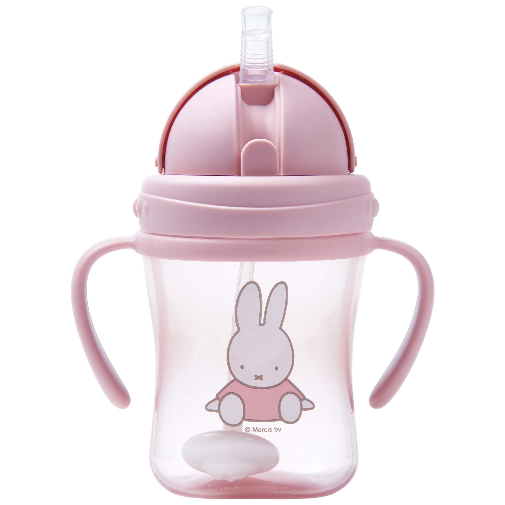 Koko Nijntje rietjesbeker handvat 250 ml roze - rietjesbekers - Prénatal