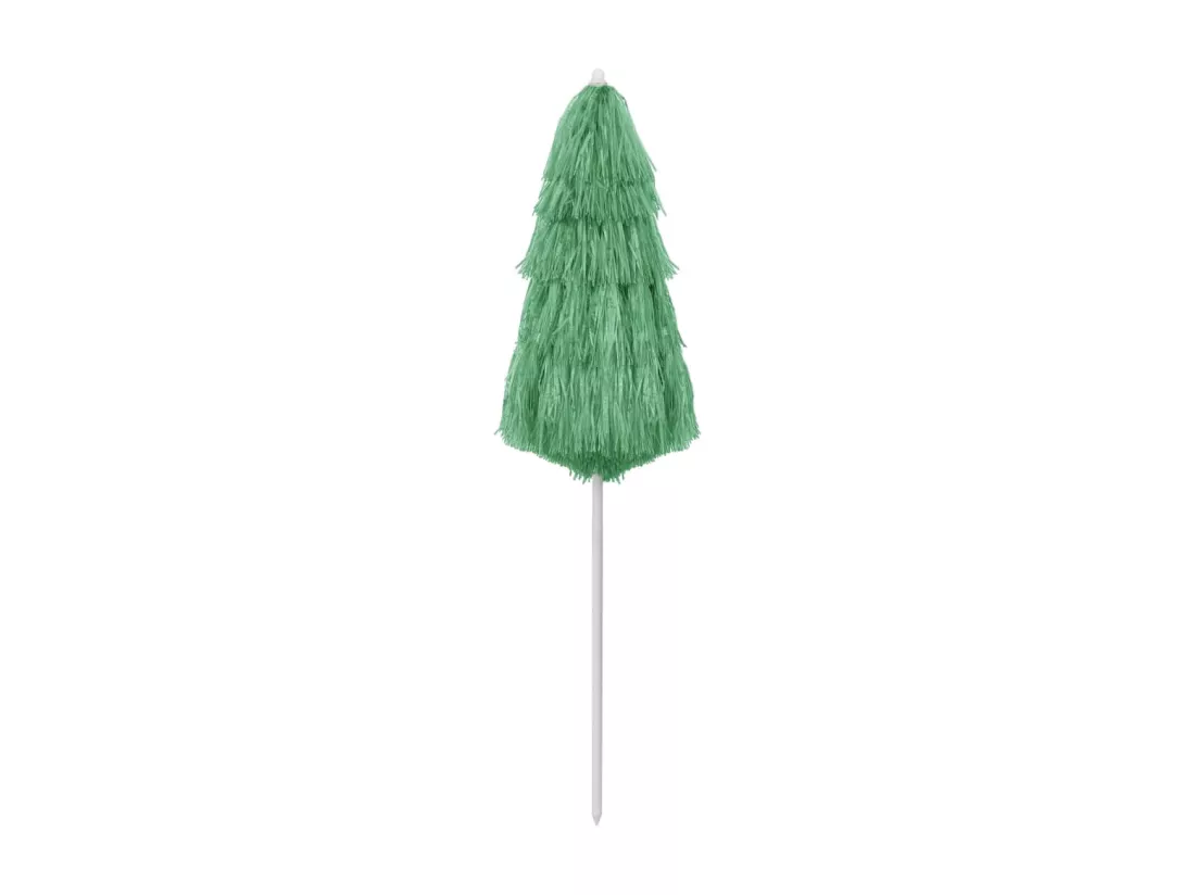 Parasol de plage Hawaii Vert 180 cm