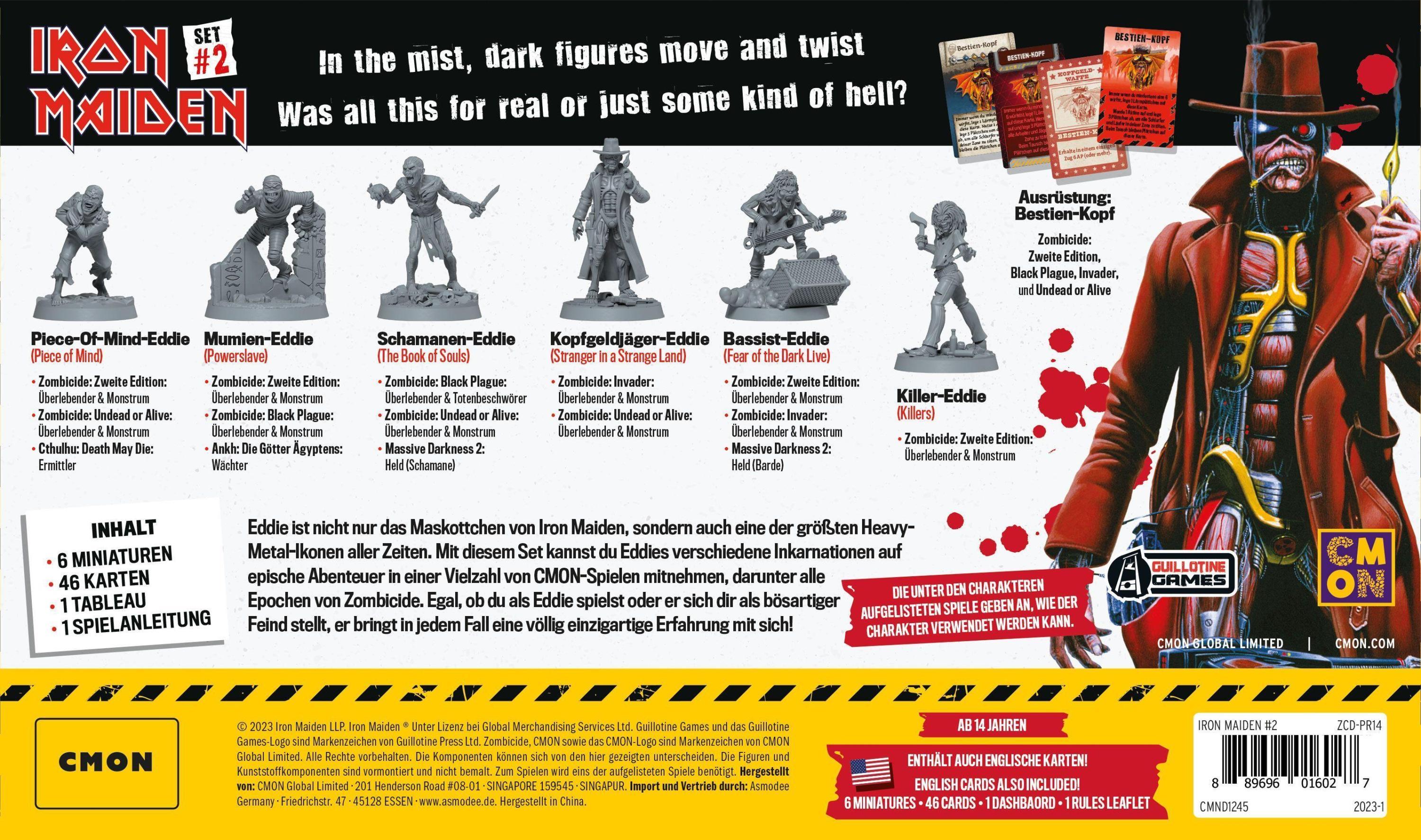 Zombicide: Iron Maiden Charackter Pack 2