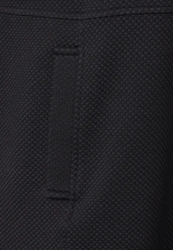 Kleid mit 3D-Struktur - deep blue