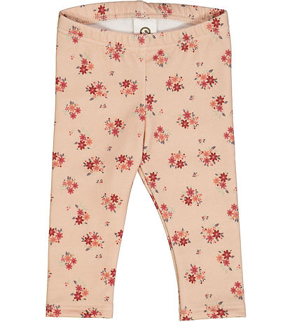 Müsli Leggings - Dahlia - Rose Sugar m. Blumen