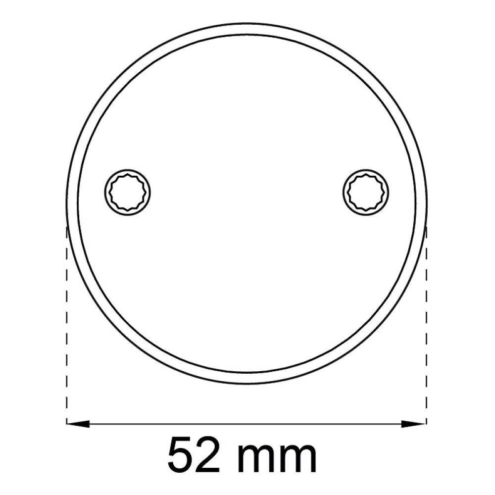 DEKKPLATE HABO 4265 SVART