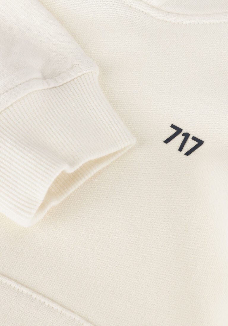 SEVENONESEVEN witte sevenoneseven trui hooded sweater