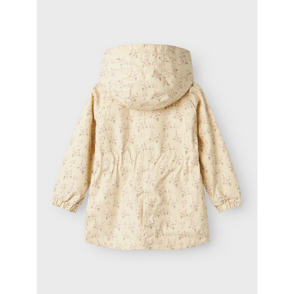 Køb Lil'Atelier Bleached Sand Gerda Long Jakke AOP Fo
