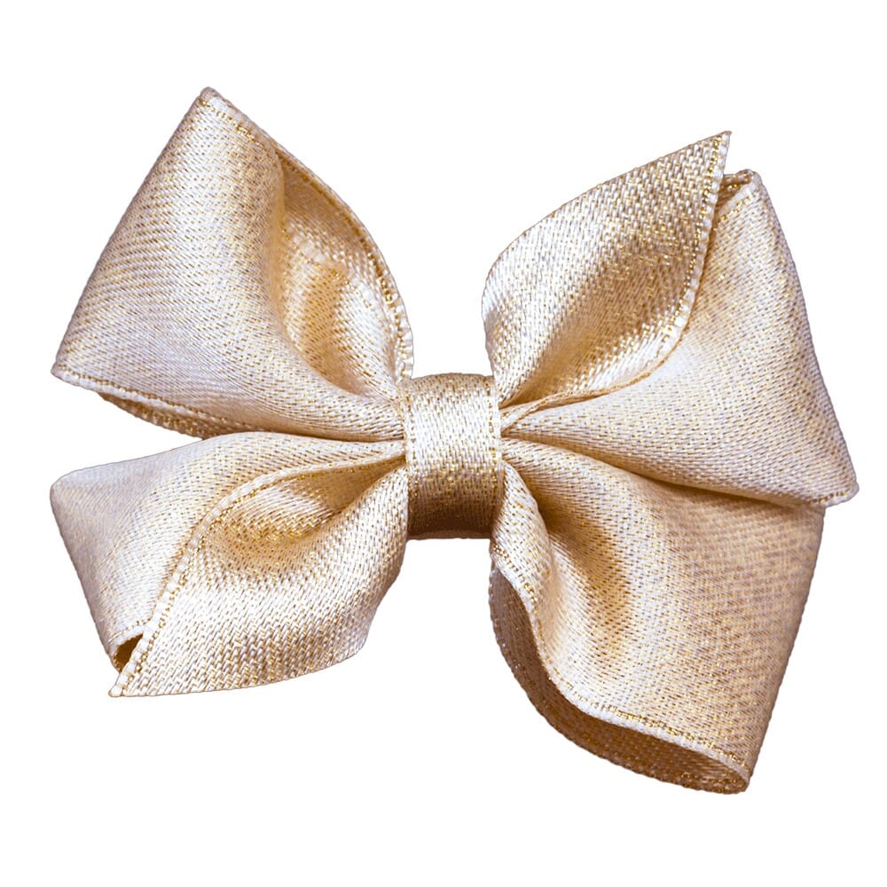 Sløyfe medium Metallic gold - Den lille prikken - Rumpetroll