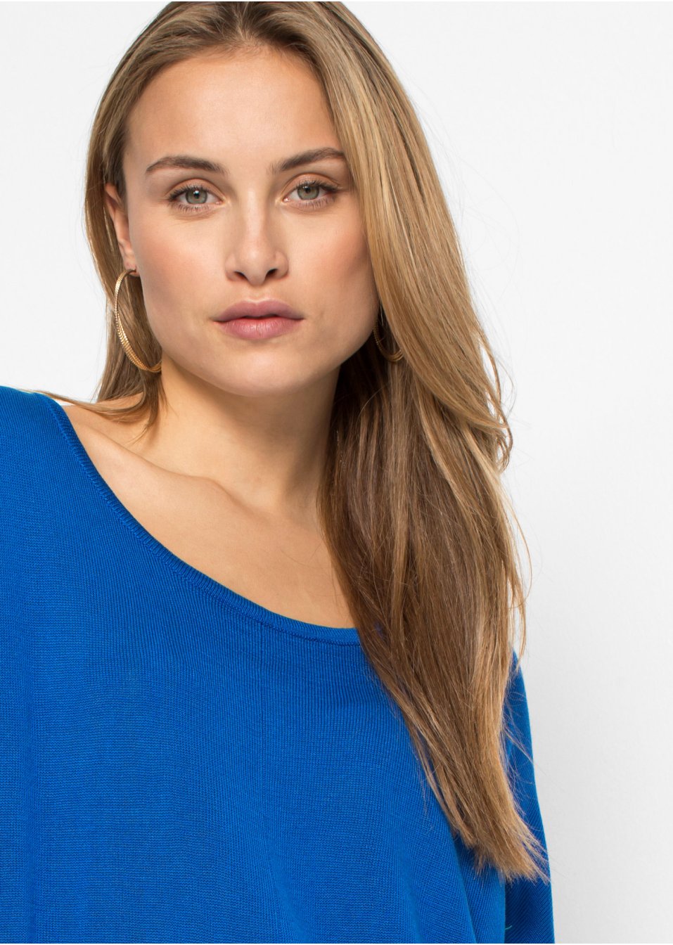 Pull en maille manches 3/4