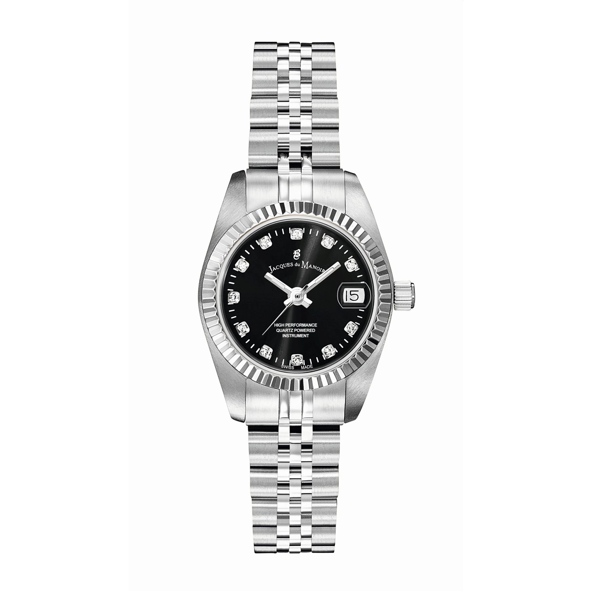 Jacques du Manoir Damen Armbanduhr Inspiration Edelstahl QuartzNRO.06