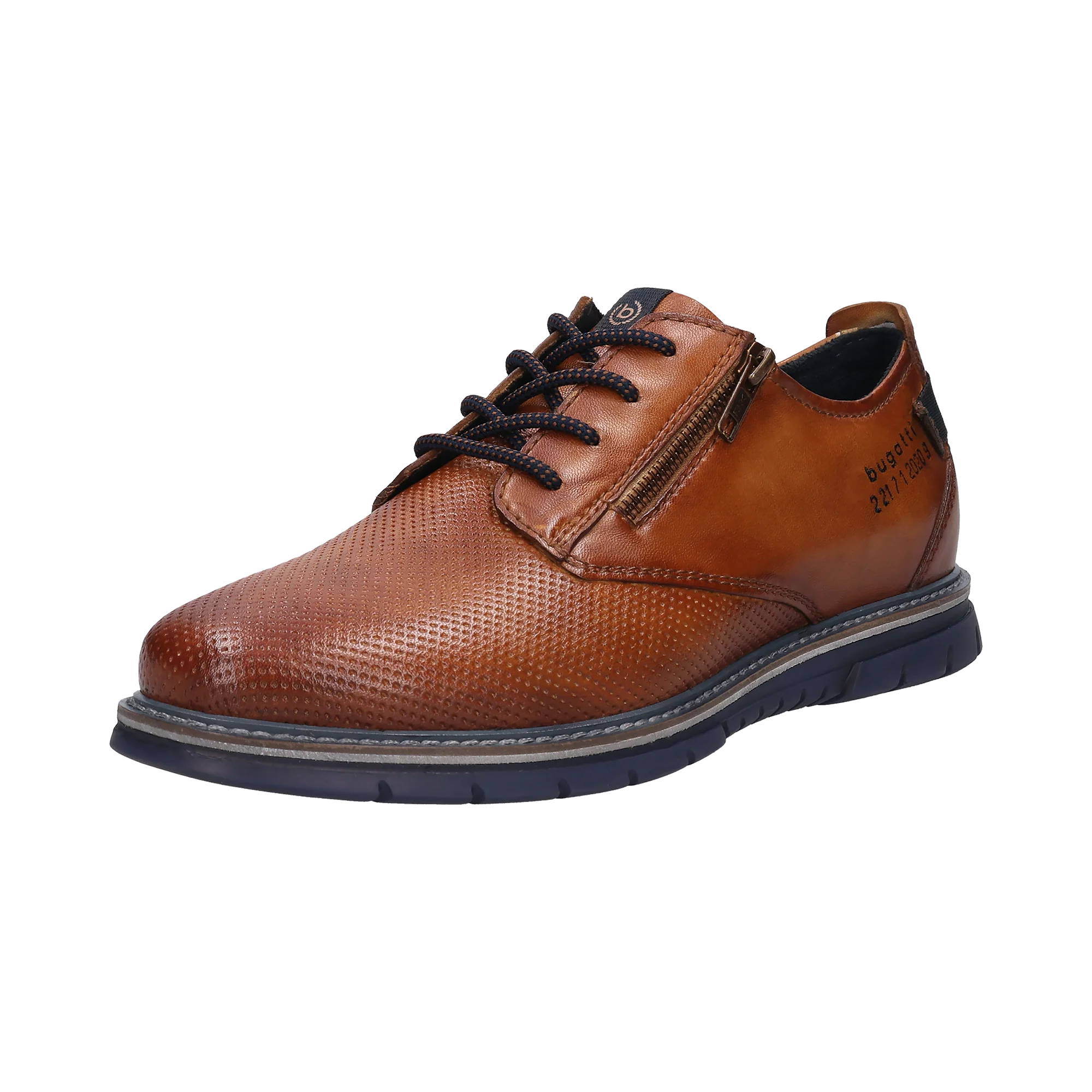 Leder Schnürer cognac