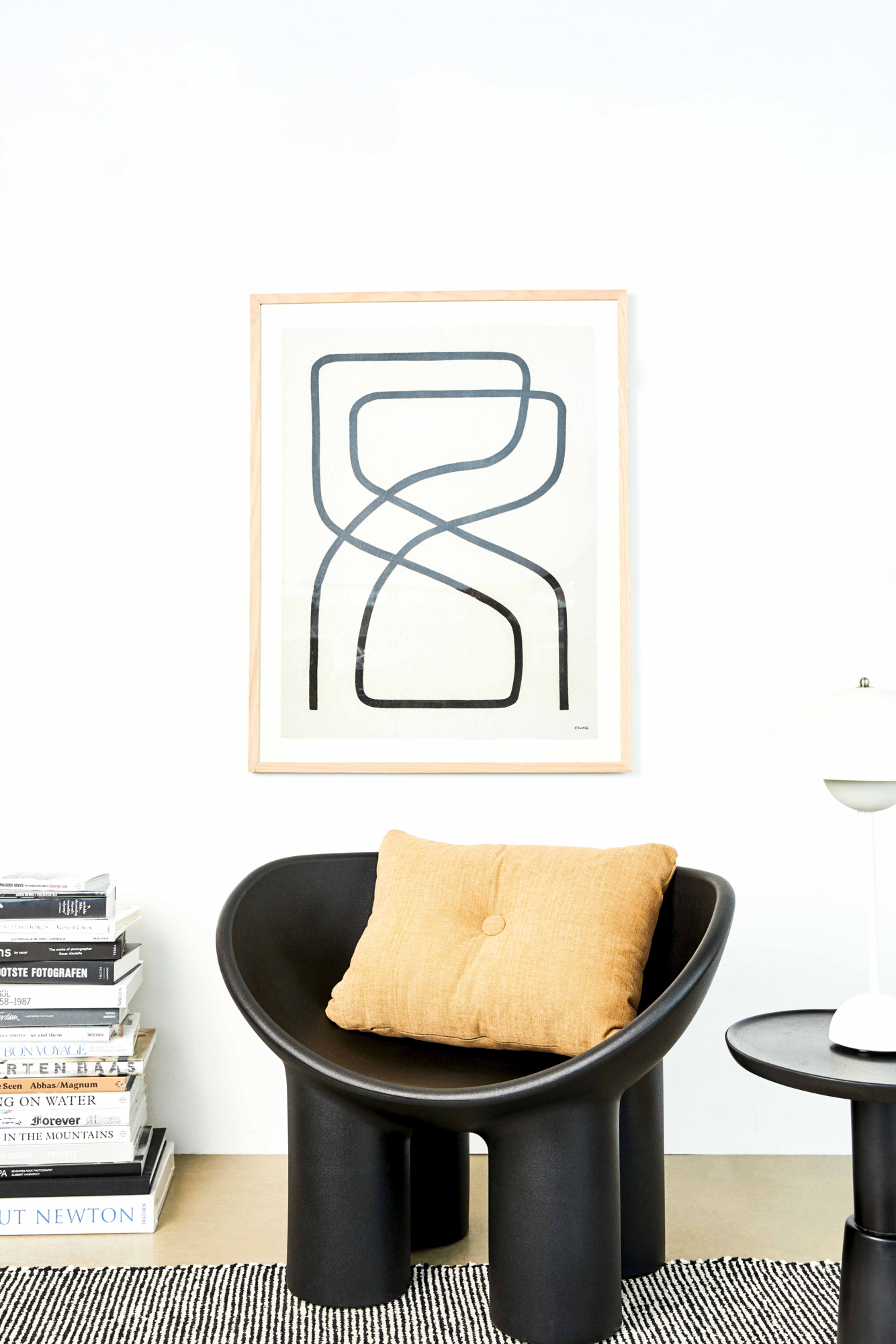 Fauteuil Roly Poly oker