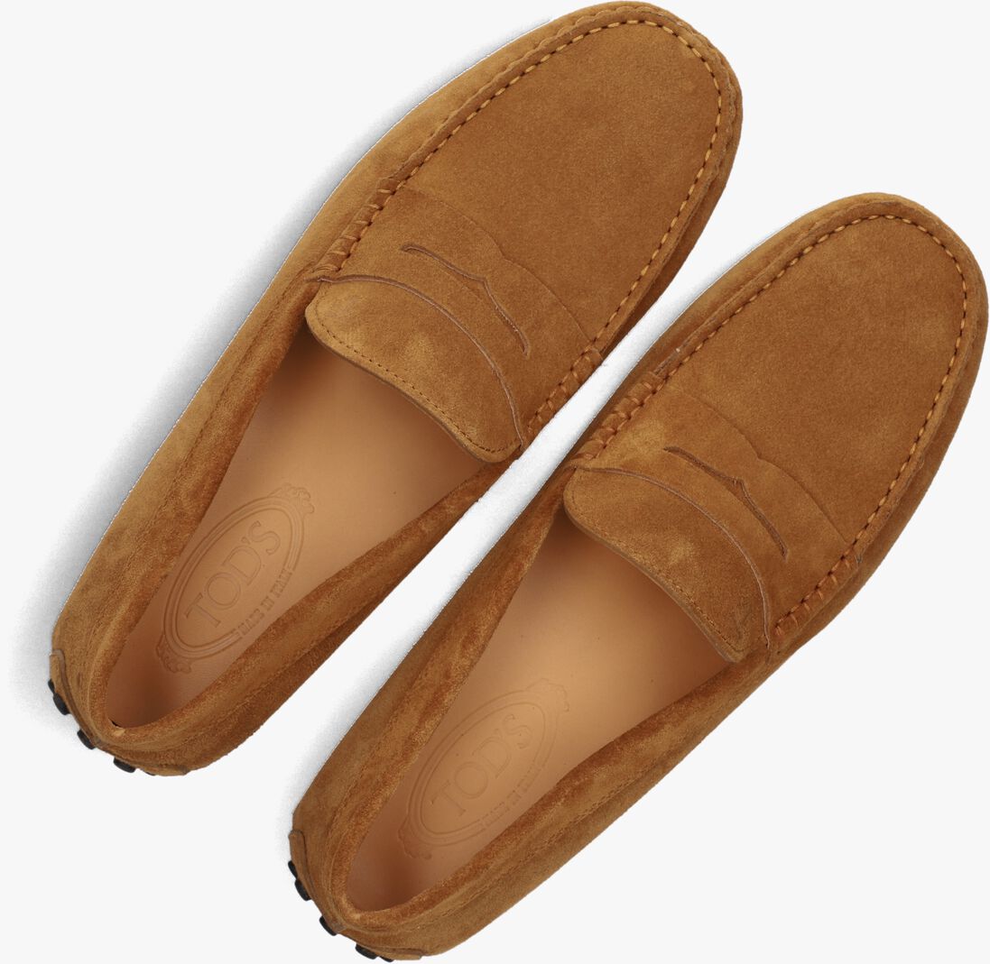 cognac tod's mocassins mocassino gommino 22l