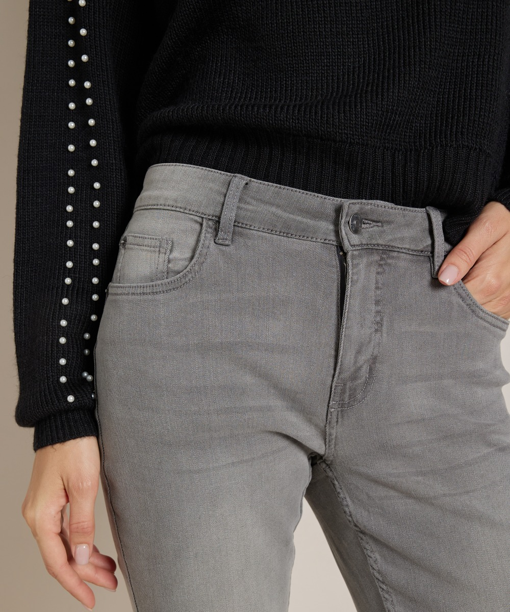 flared fit stretch jeans - noa