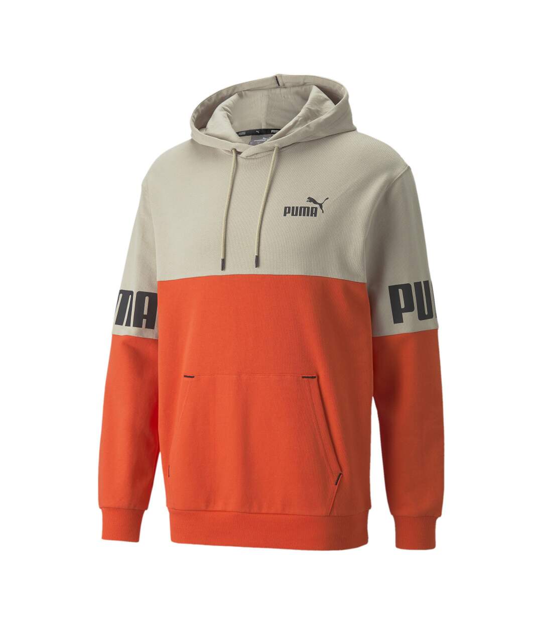 Sweat Beige/Orange Homme Puma Fd Pp Clbk Hdy Tr