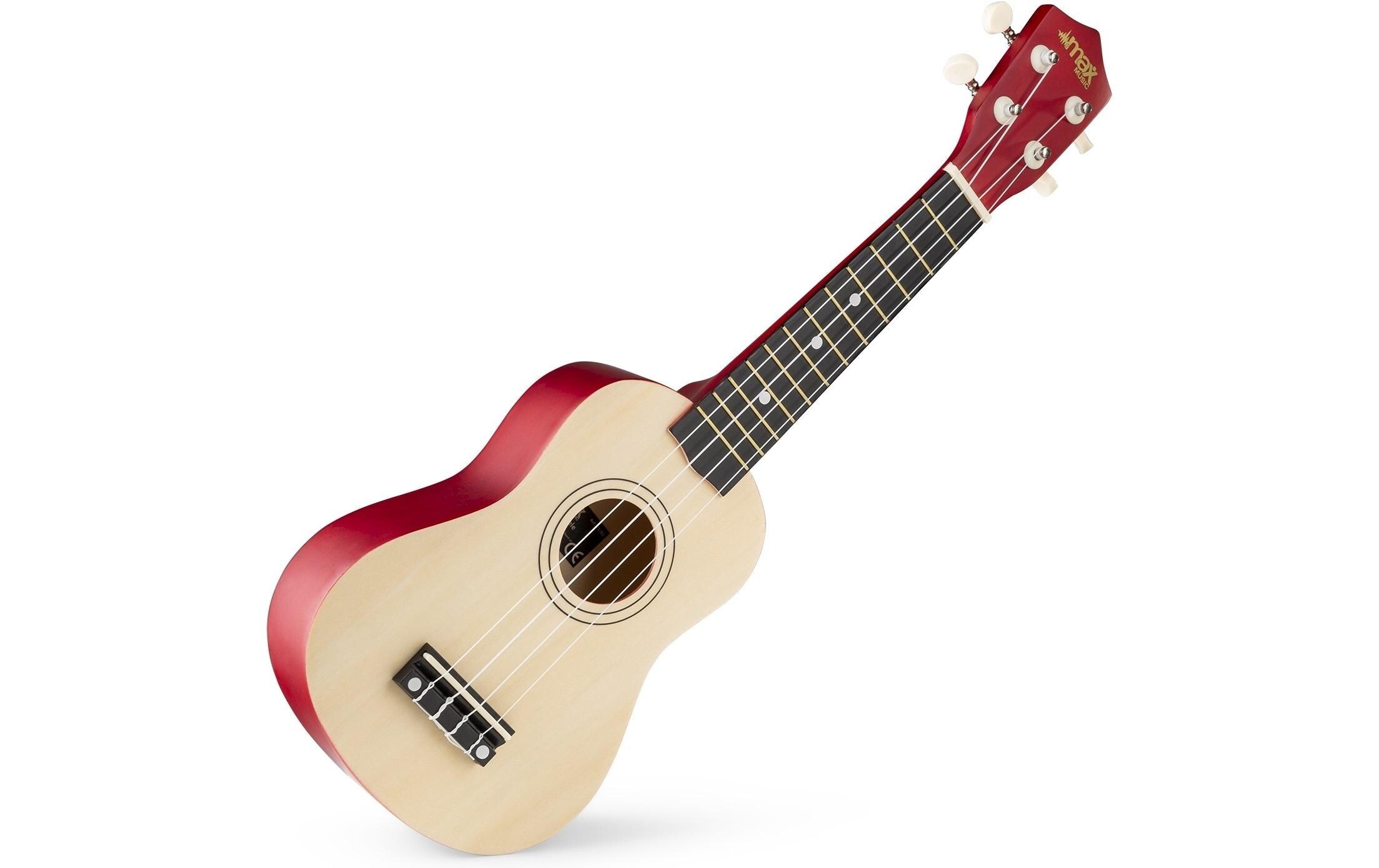 Ukulele UKEY Set Soprano Natural 21 ZollSopranukulele mit Tasche und Zubehör
