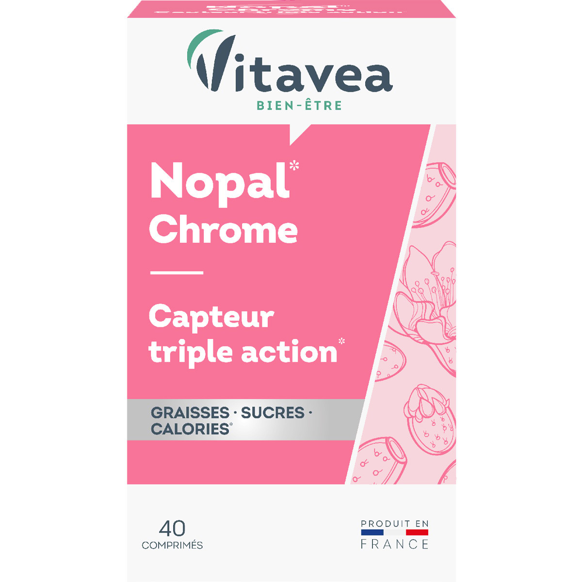Cure minceur - Nopal & chrome - 3 x 40 comprimés