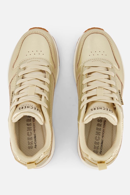 Skechers Uno Metallixs Sneakers goud Synthetisch