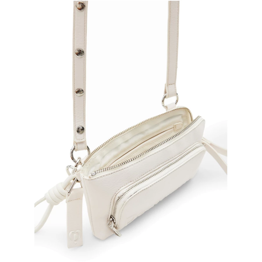 Desigual Half Logo 24 Lisa - Umhängetasche 20 cm white