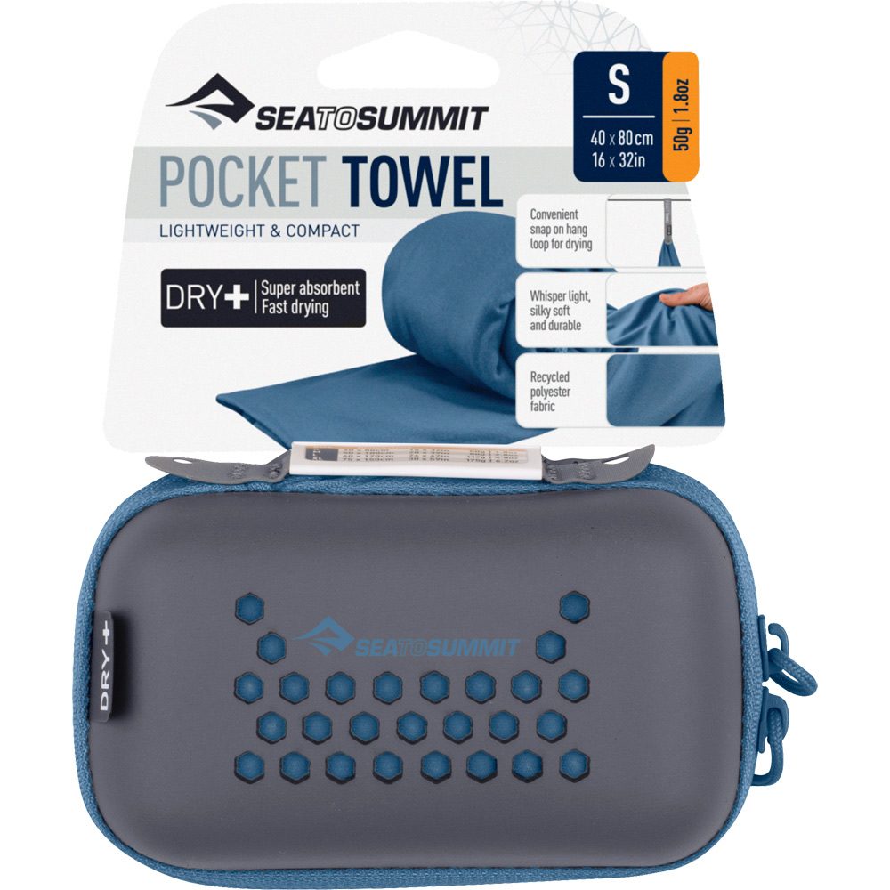 Sea to Summit Pocket Towel Small Reisehandtuch moonlight