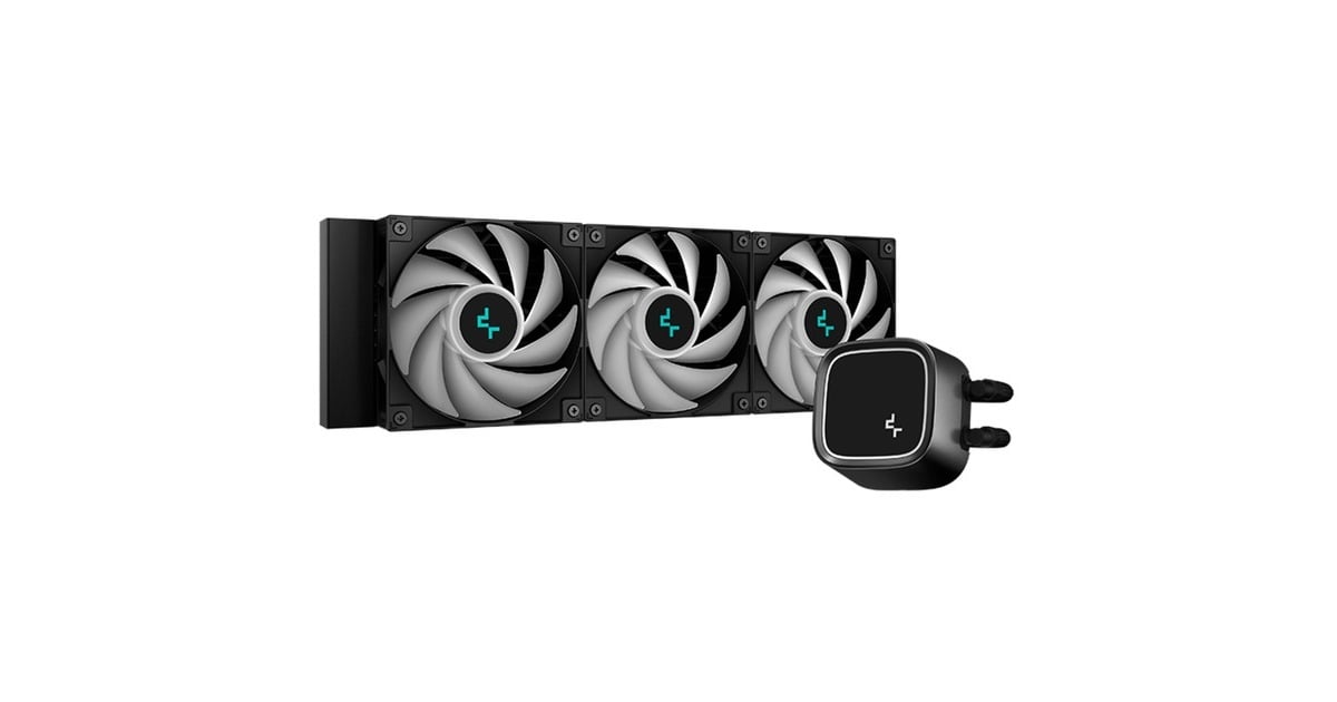 DeepCoolLE720 360 mm waterkoeling  (Zwart, 4-pins PWM fan-connector)