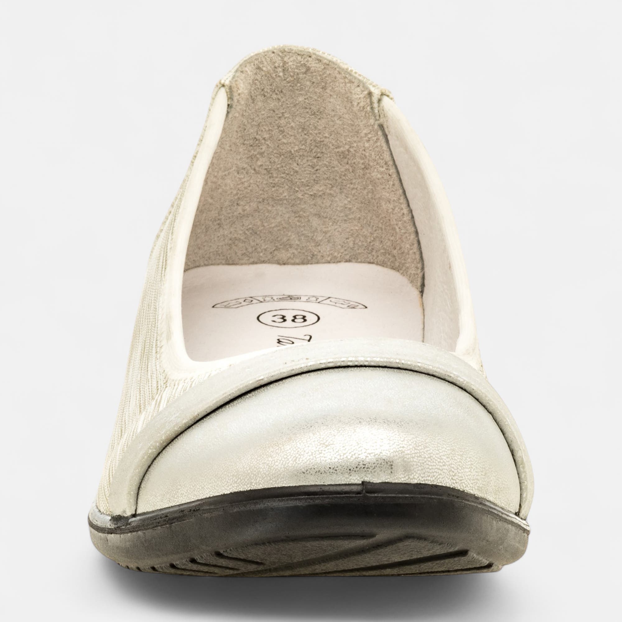 Ballerines Femme argent