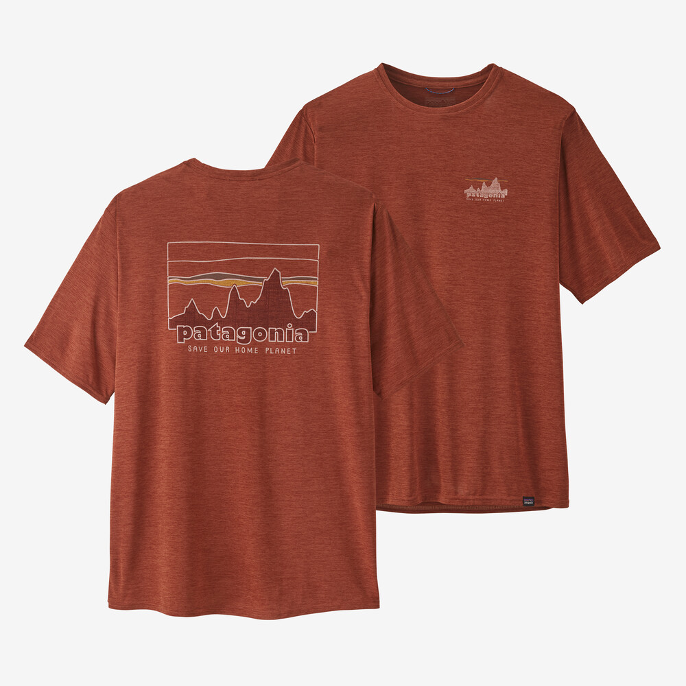Capilene Herren-Shirt mit cooler Alltagsgrafik