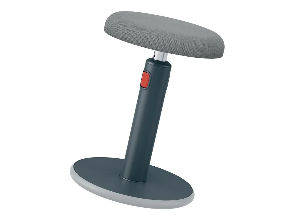 Leitz Ergo Cosy Active Sidde-stå balancestol 2-i-1 grå - højdejustering 46-79 cm