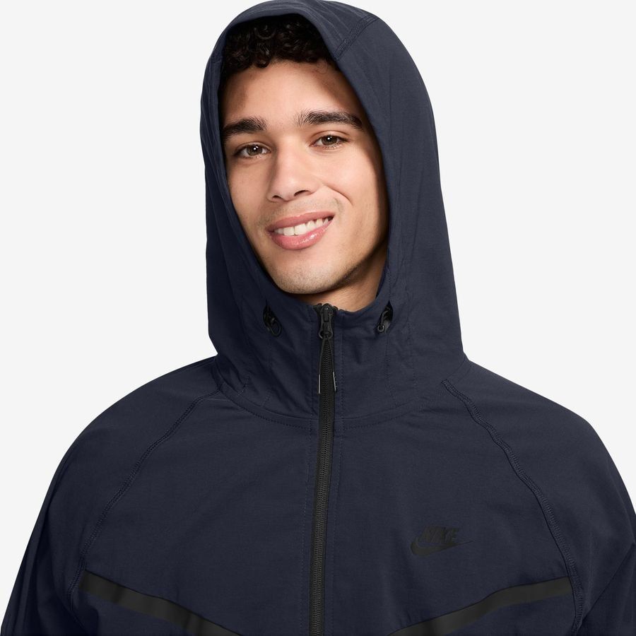 Nike Veste Tech Woven FZ - Bleu Foncé/Noir