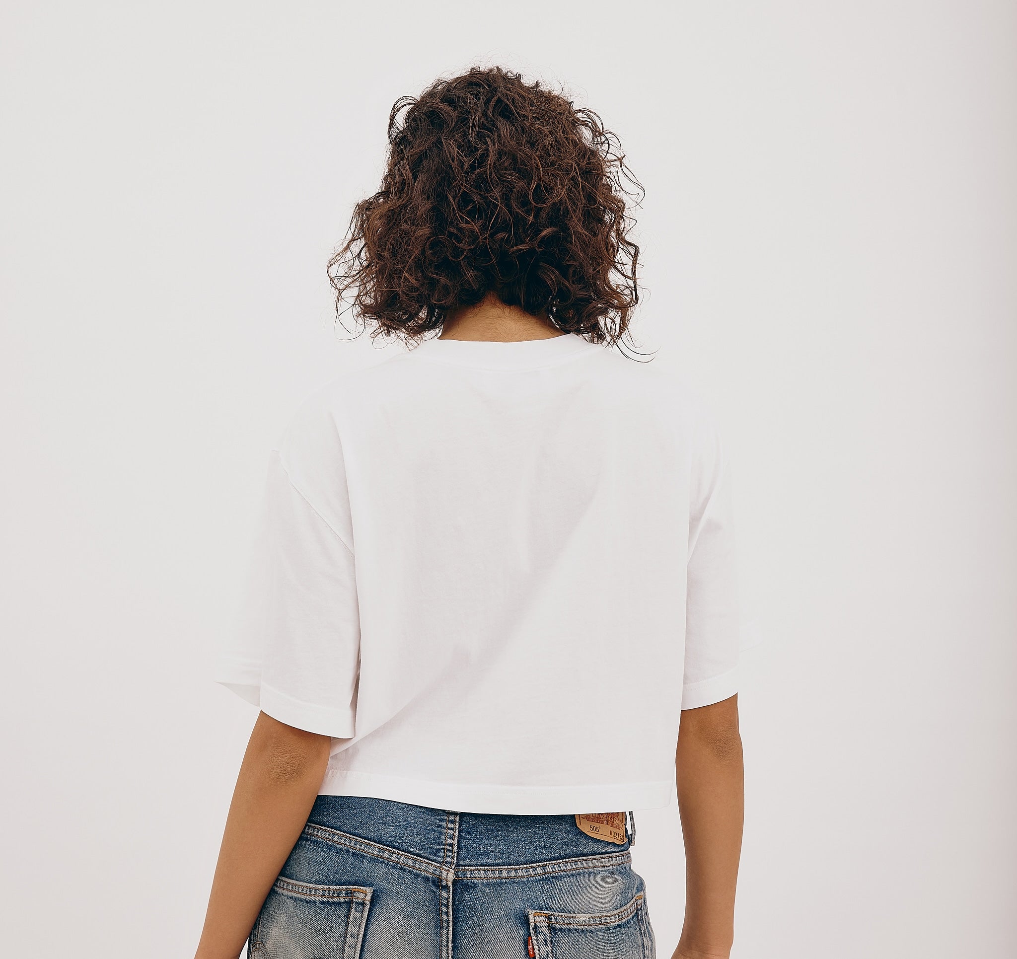 ORGANIC COTTON<br>True Boxy Crop Tee
