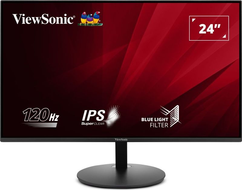 ViewSonic - VA24E1-H - Monitor - Full HD - 120 Hz, HDMI en VGA-ingangen