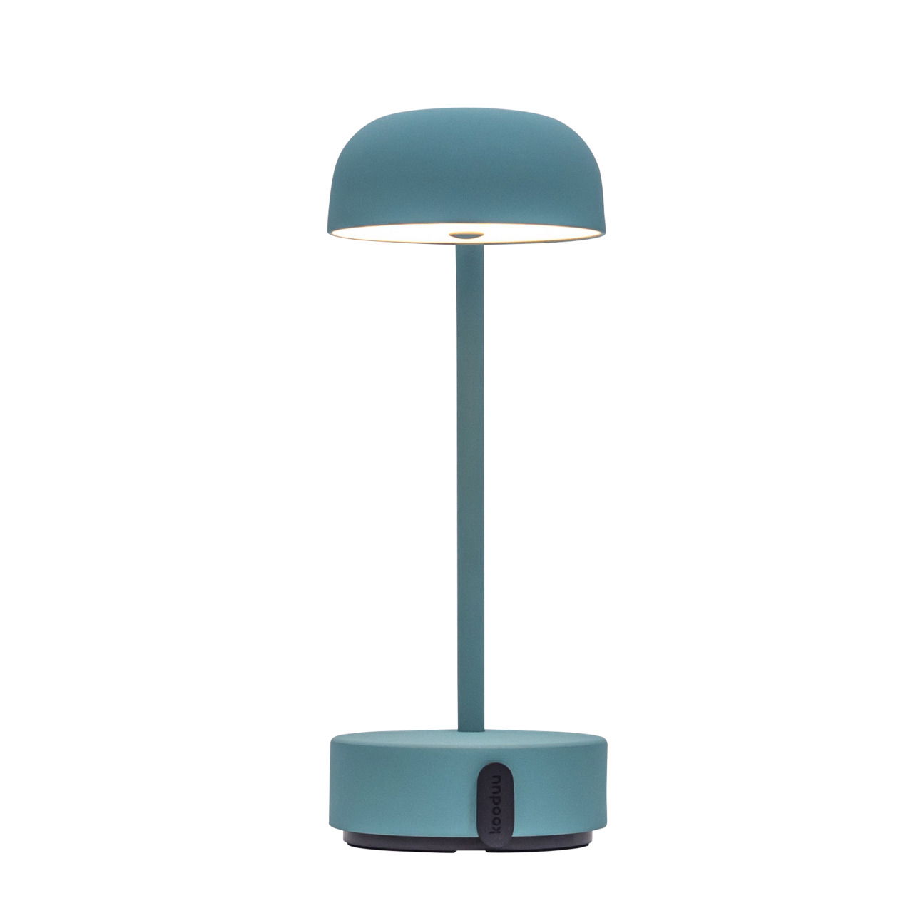 kooduu LED-Tischleuchte Smokey Teal FOKUS