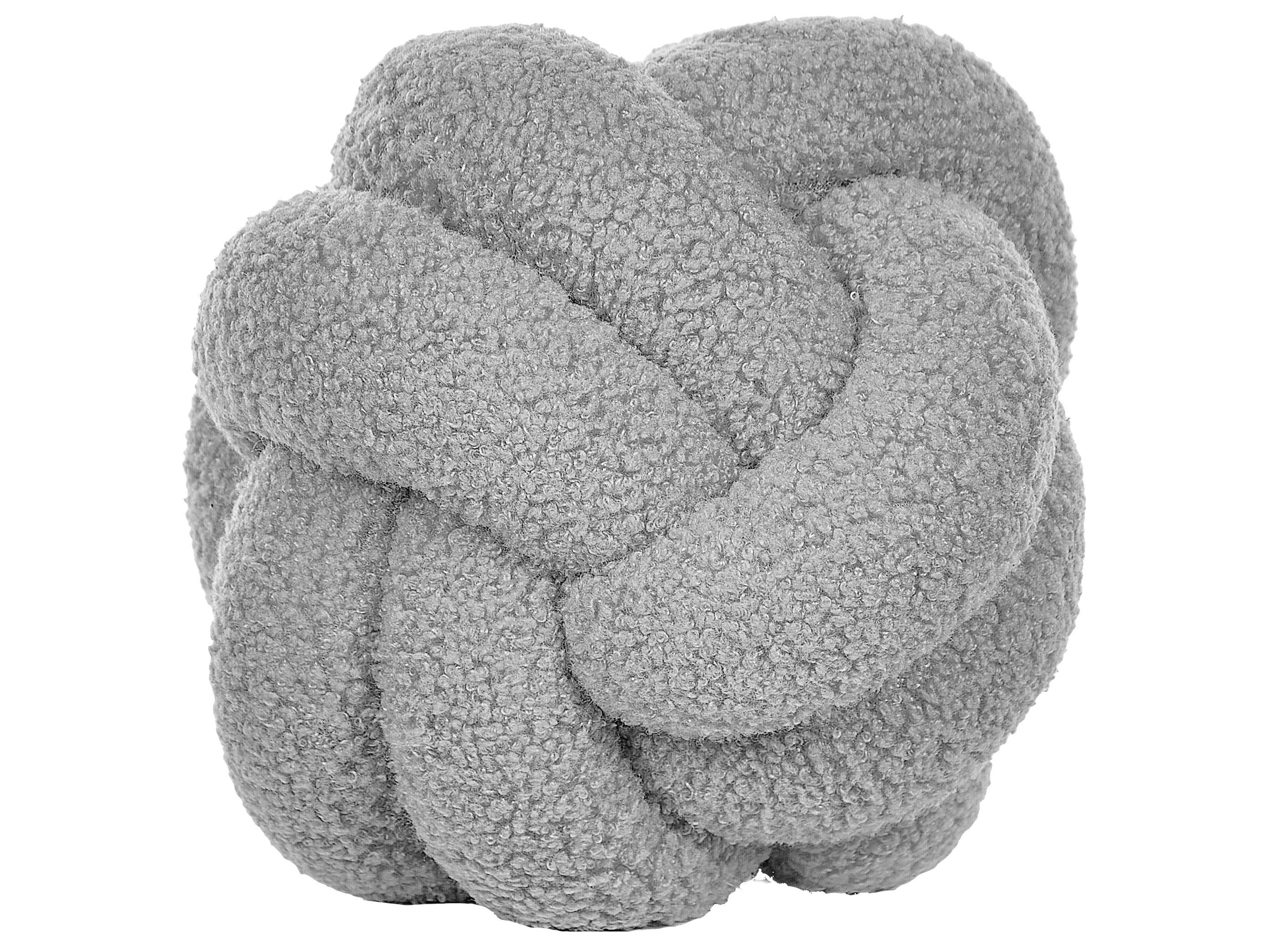 Set van 2 sierkussens MALNI Bouclé 19 x 19 cm Grijs effen
