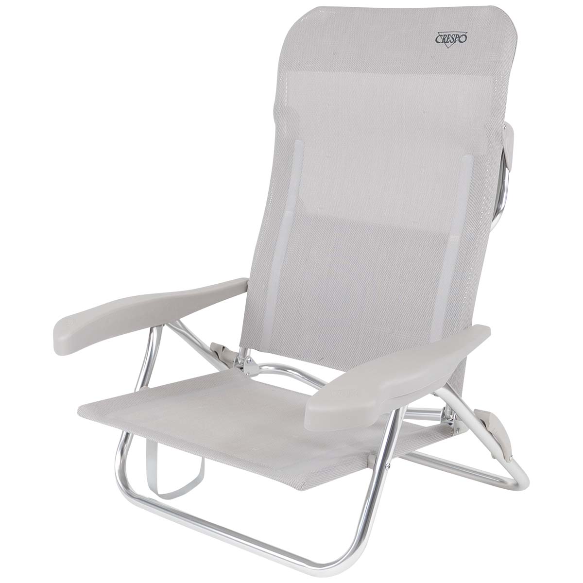 Crespo AL-221 Light Grey strandstoel