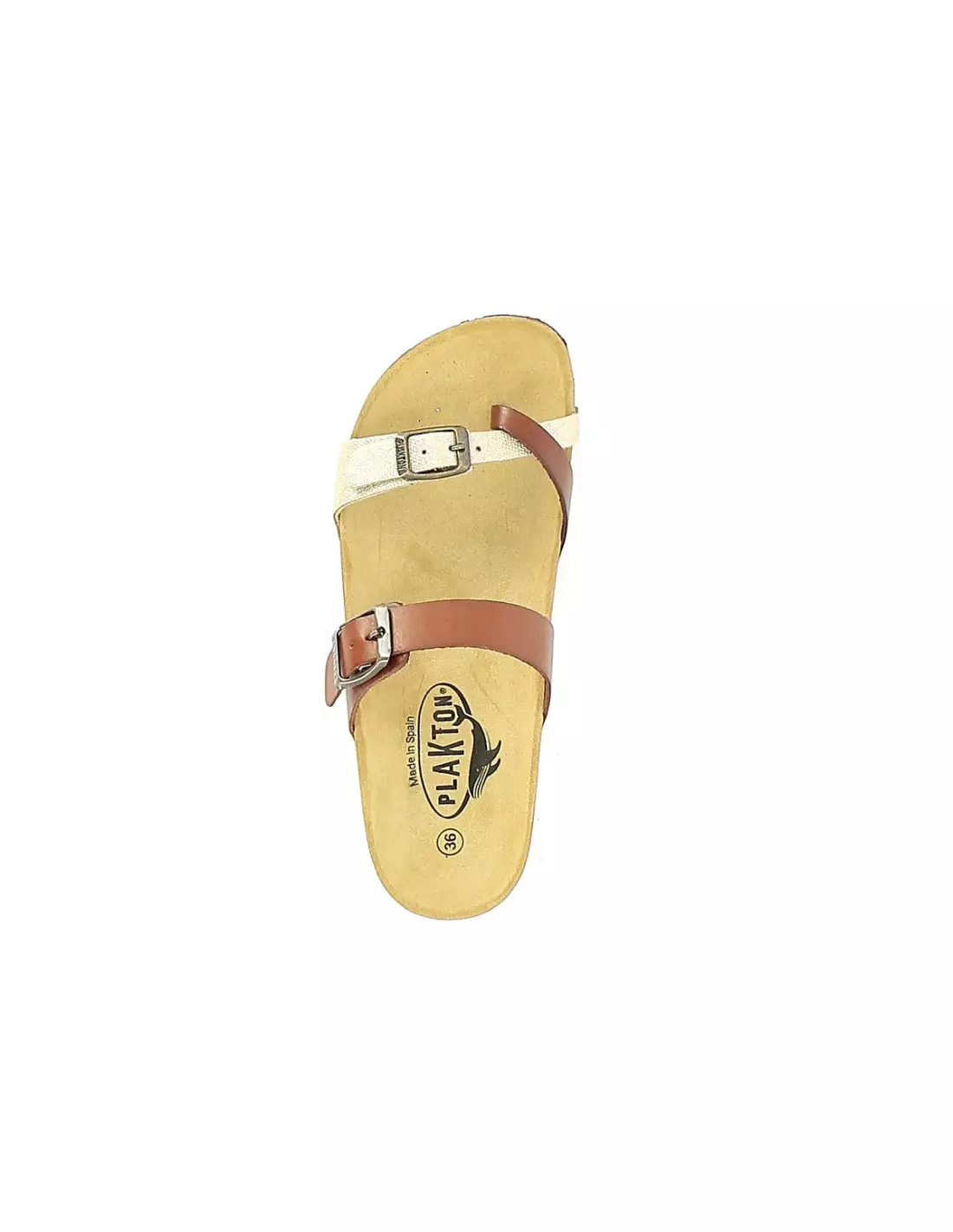 PLAKTON CP BOMBAY - Sandales & nu-pieds Camelooro