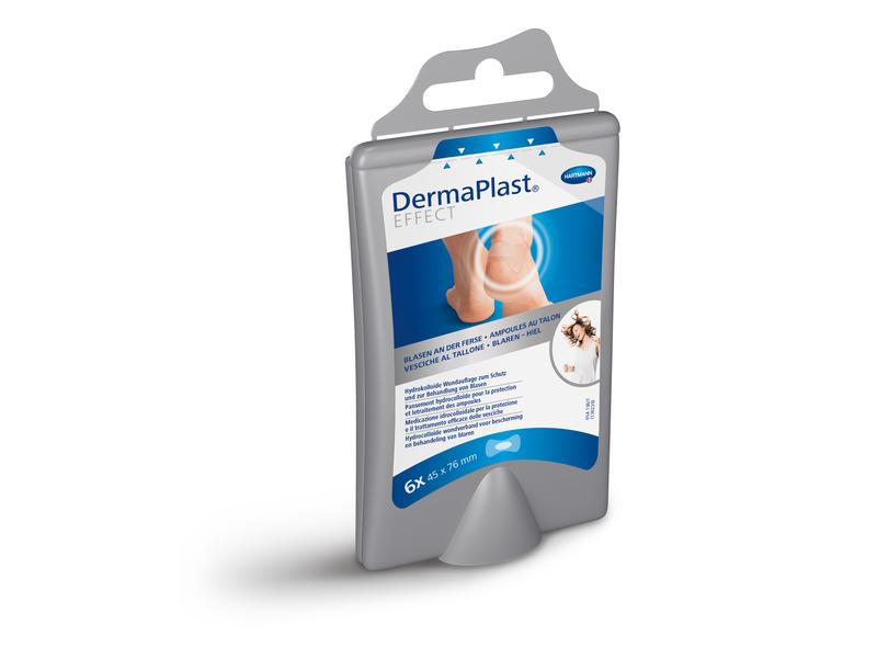 DermaPlast Blasenpflaster Effect Ferse 4.5 x 7.6 cm 6 Stück Blasenpflaster für die Fersen